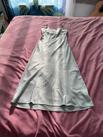 Robe longue gris brillant H&M taille s