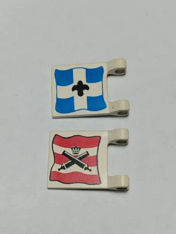 2 drapeaux Lego