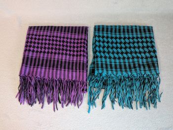 Keffieh - Violet et Turquoise