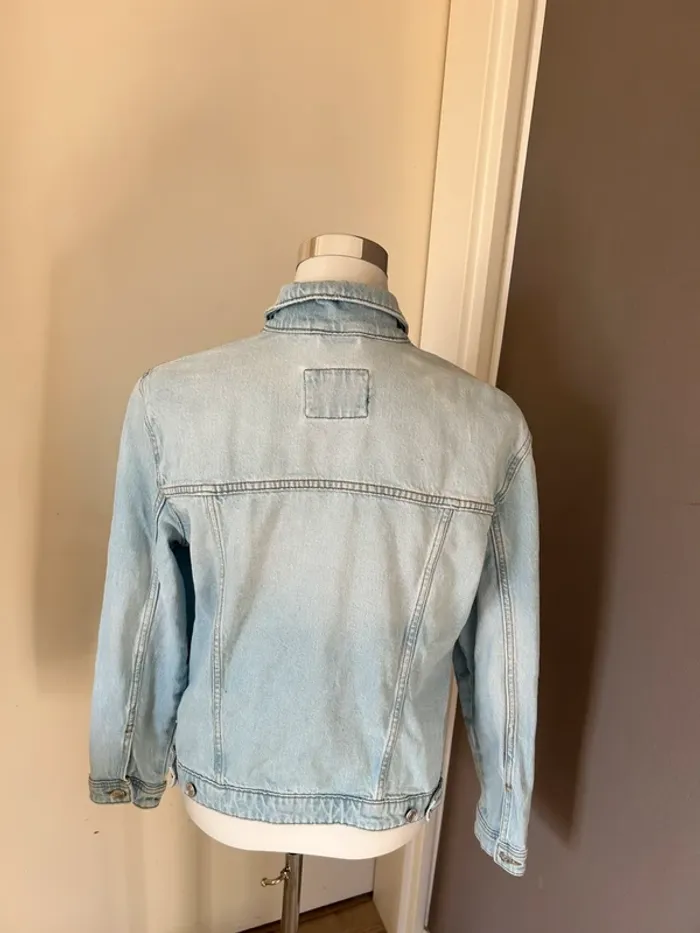 C&A clockHouse, veste en jean bleu, bleu clair femme, taille 42 - photo numéro 3