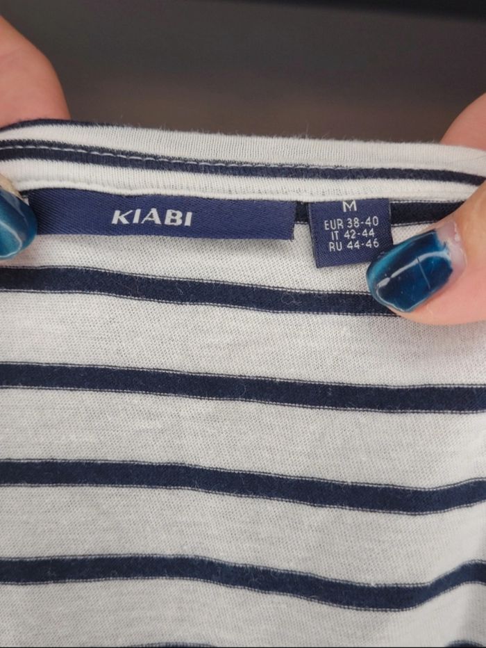 Tee-shirt rayé kiabi Taille M - photo numéro 3