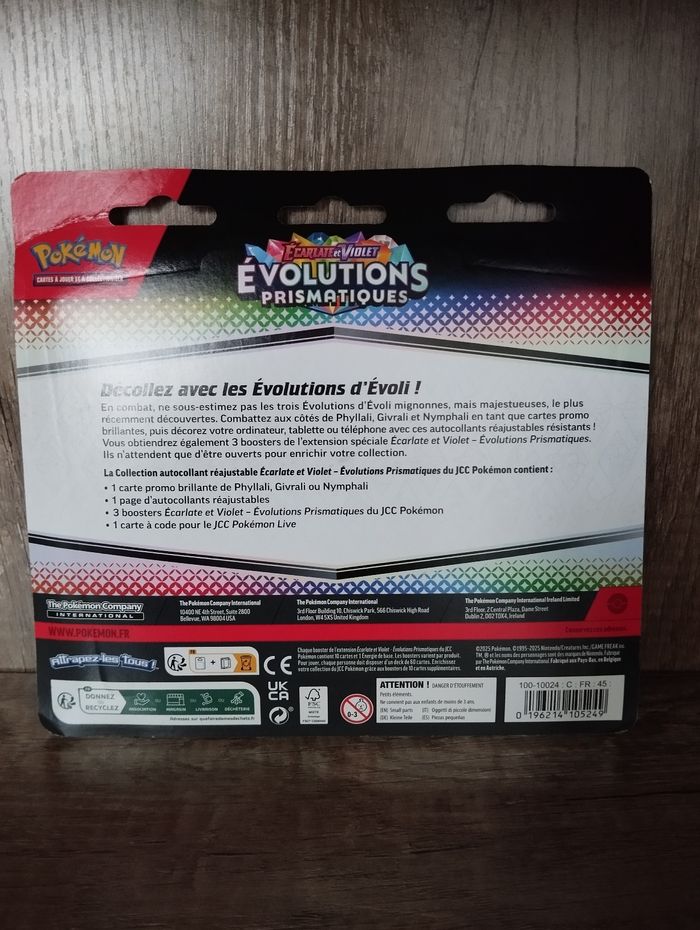 Pokémon tripack évolutions prismatiques nymphali - photo numéro 2