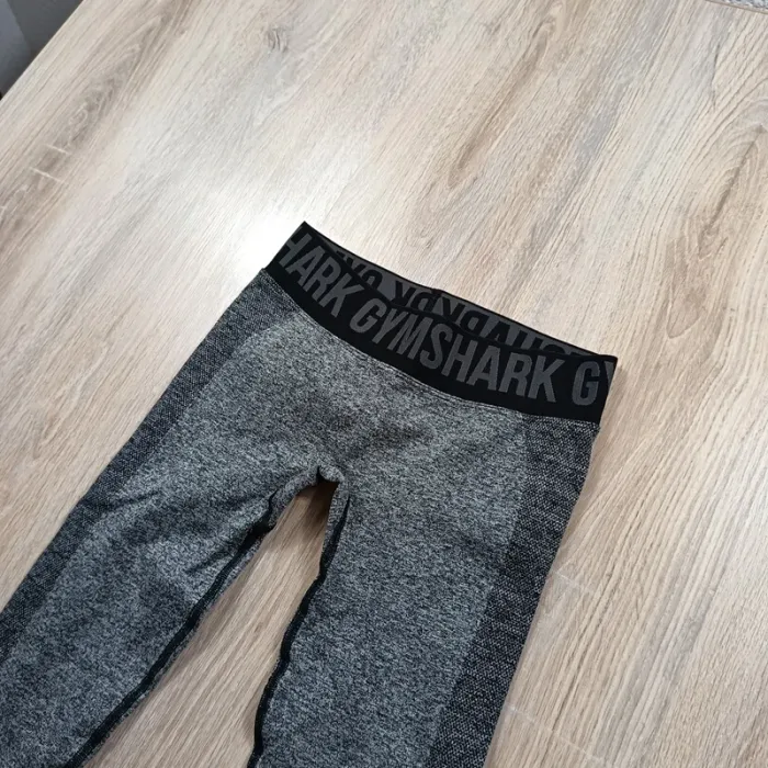 Legging gymshark femme xs gris chiné noir - photo numéro 2