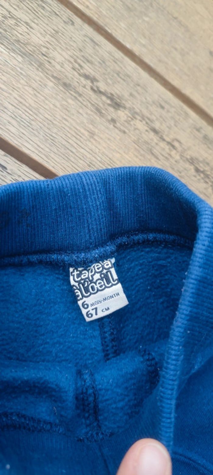Lot 2 pantalons souples 6mois - photo numéro 5