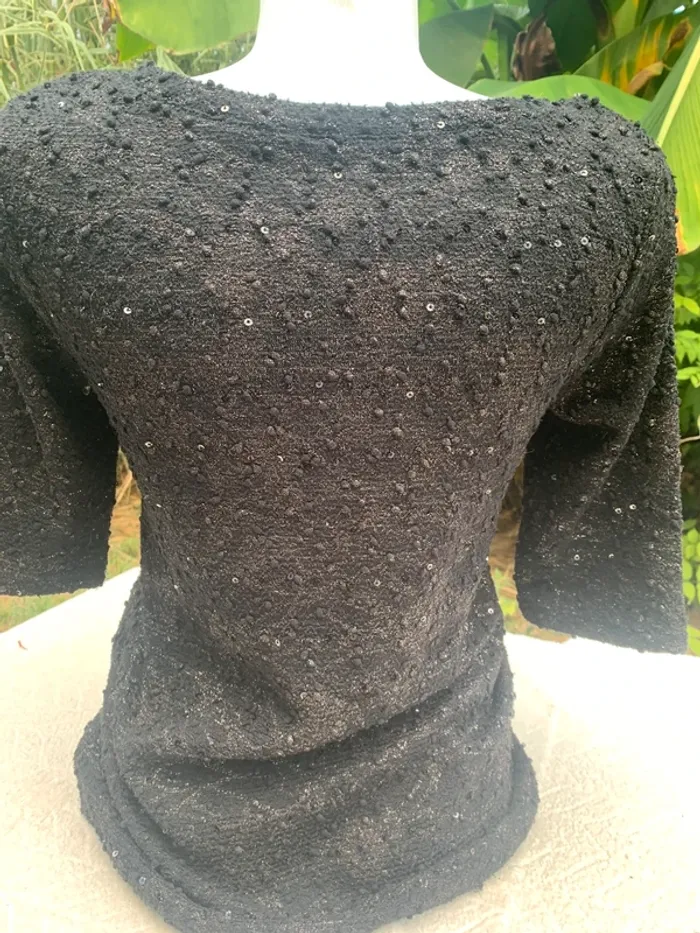 Tee shirt paillettes taille 38 manches courtes - photo numéro 8