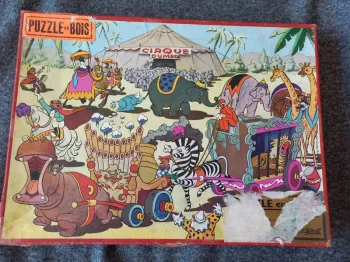 Puzzle en bois vintage années 50 Disney Dumbo