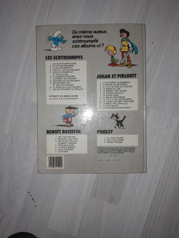 Magnifique BD ancienne schtroumpf 1977 - photo numéro 2