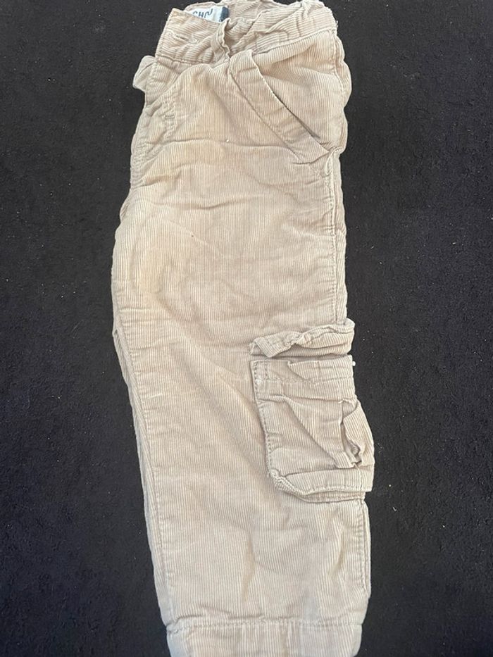 Pantalon garçon beige bout’chou 12 mois - photo numéro 2
