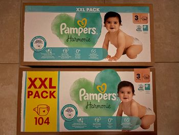 Couches Pampers Harmonie Taille 3 Neuf