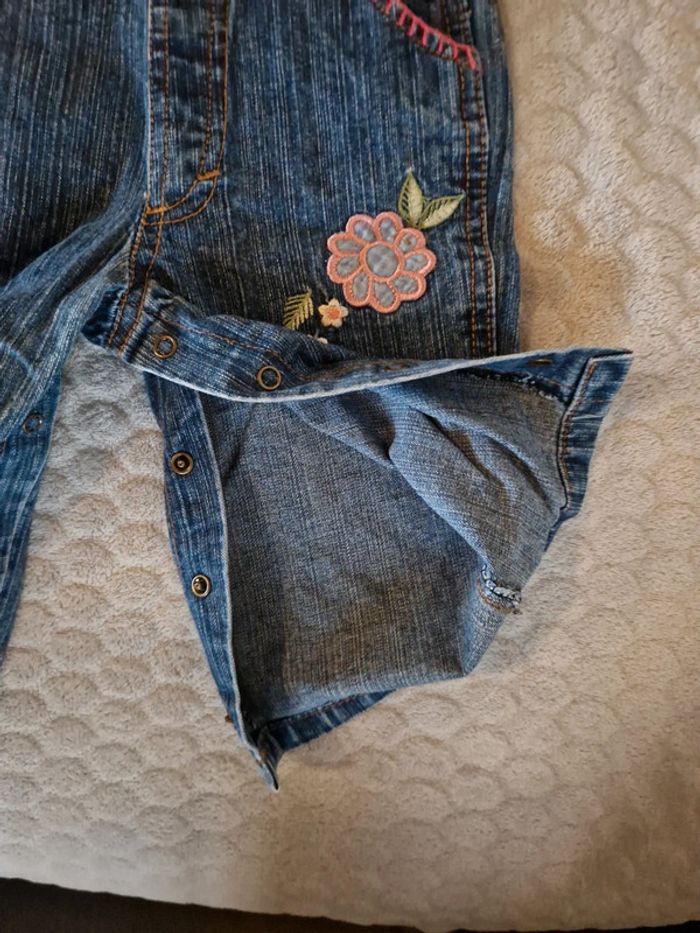 Salopette jean fille - photo numéro 3