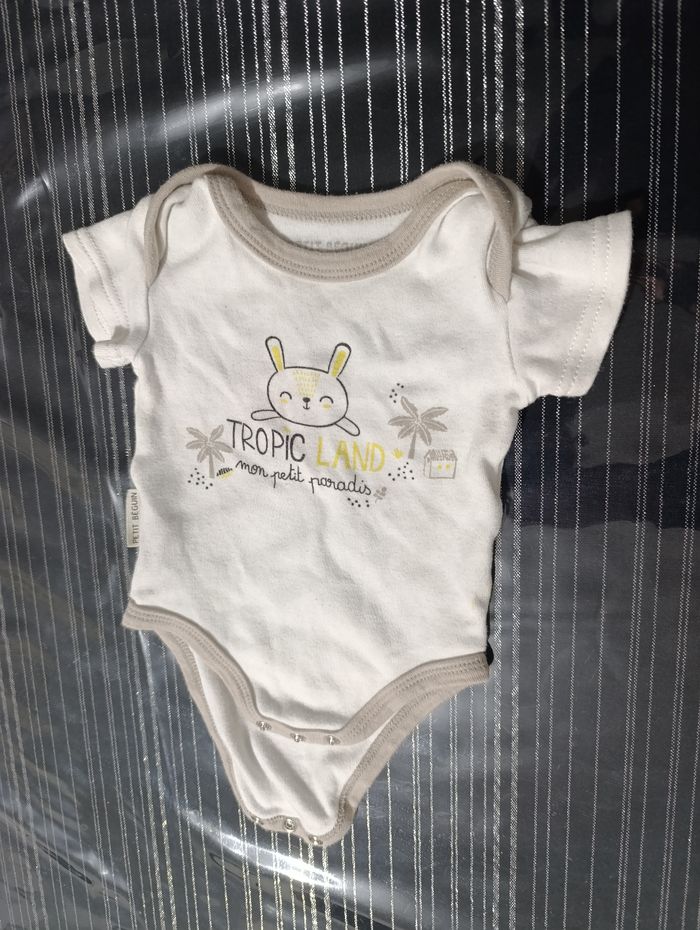 Lot de 3 bodys manches courtes mixte 3 mois - photo numéro 3