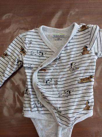 Body Kiabi taille 1 mois
