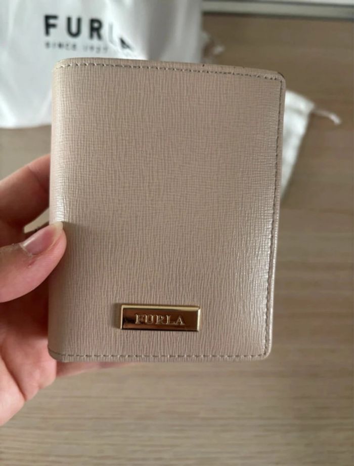 Ensemble sac à main bandoulière et porte monnaie Furla nude - photo numéro 14