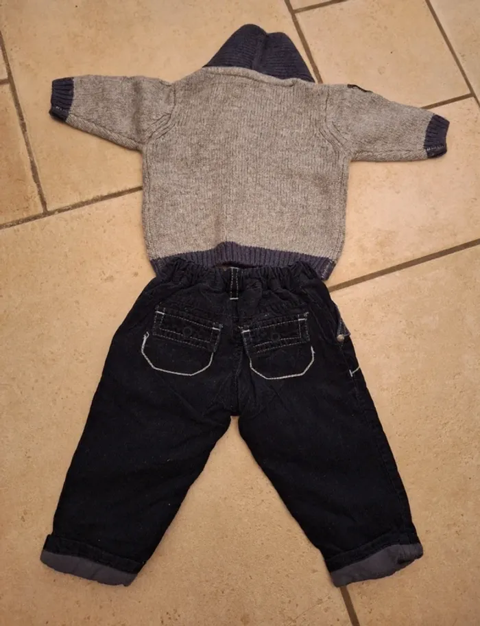Gilet et pantalon Sergent Major 3 mois - photo numéro 2