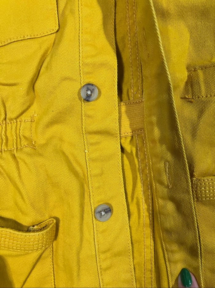 Veste en jean moutarde - photo numéro 3