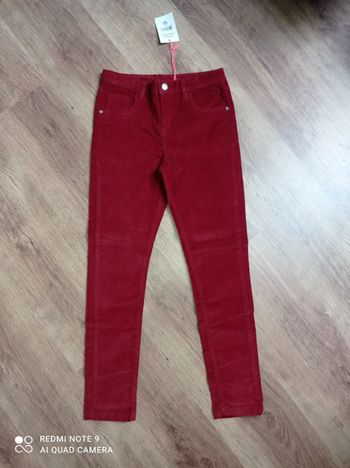 Jean fille velours slim, Lili Marelle, taille 12 ans NEUF