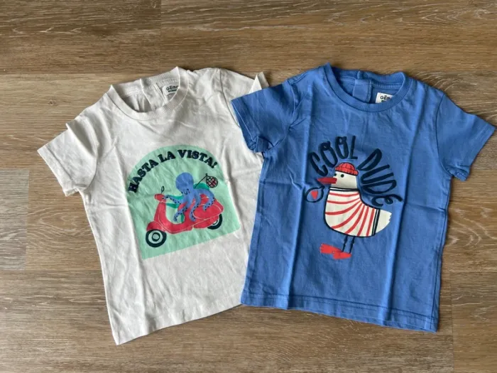 Lot de 2 t-shirts 24 mois