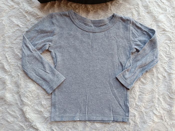 Tee shirt chemise manches longues Garçon 2/3 ans Eldys 100% coton - photo numéro 2