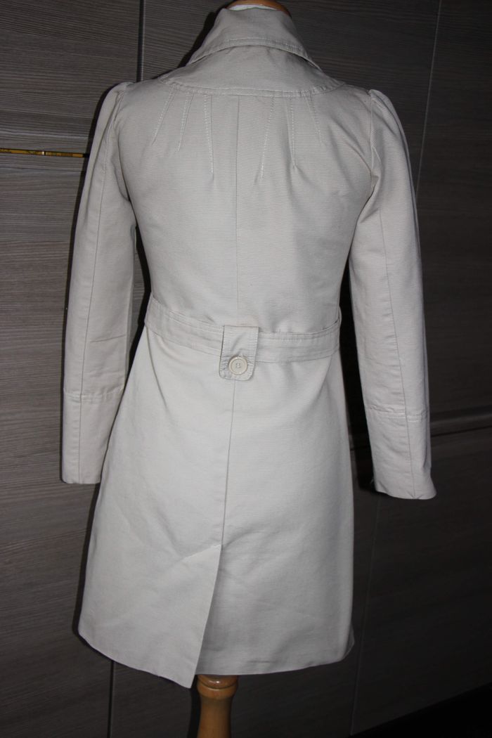 trench femme taille 36 Voyelles beige - photo numéro 3