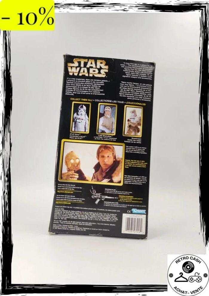 Star Wars Action Collection Han Solo Hoth Gear 12 " Figurine 1997 Kenner 27916 - photo numéro 5