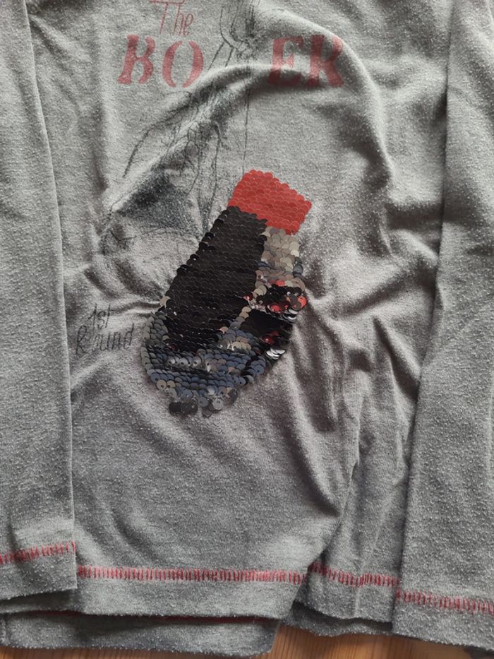 T shirt manches longues sequins - photo numéro 4