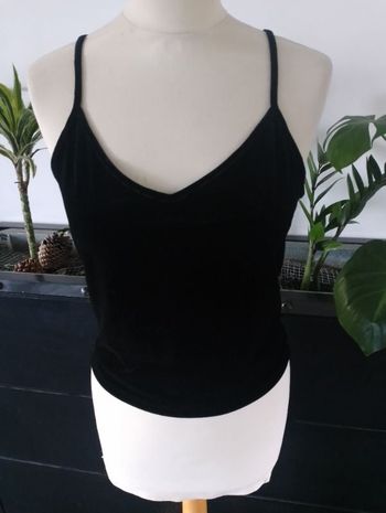 Débardeur noir Bershka