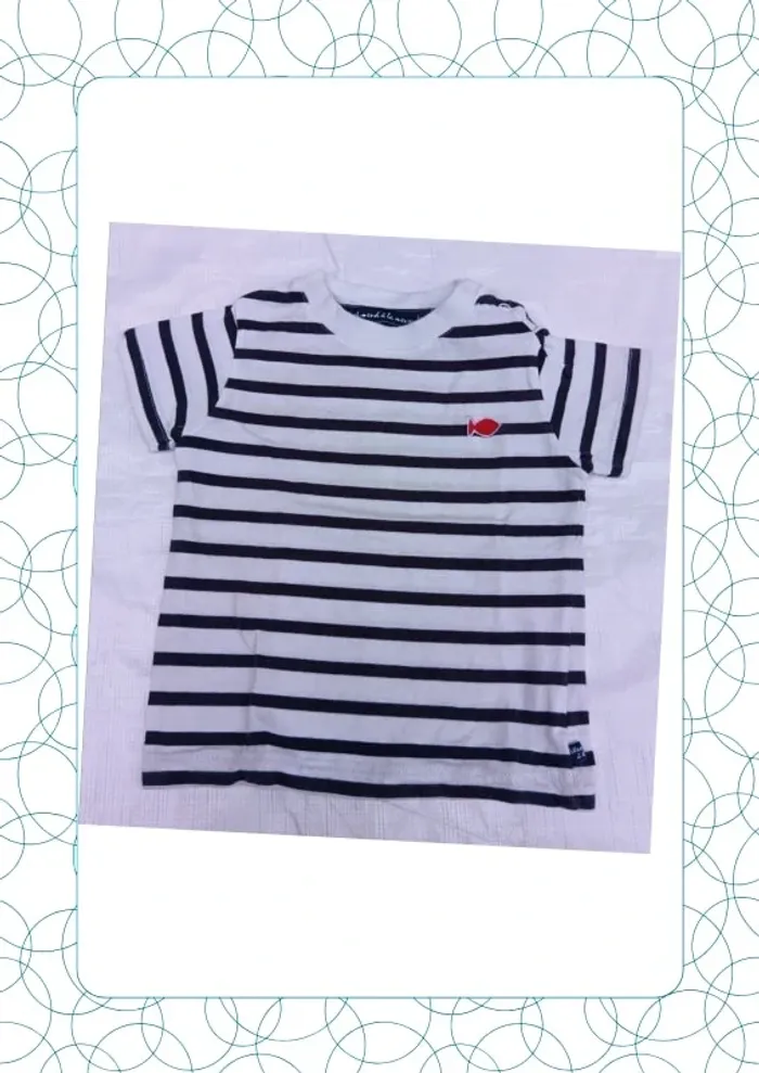 Tee shirt manches courtes 18 mois Week-end à la Mer