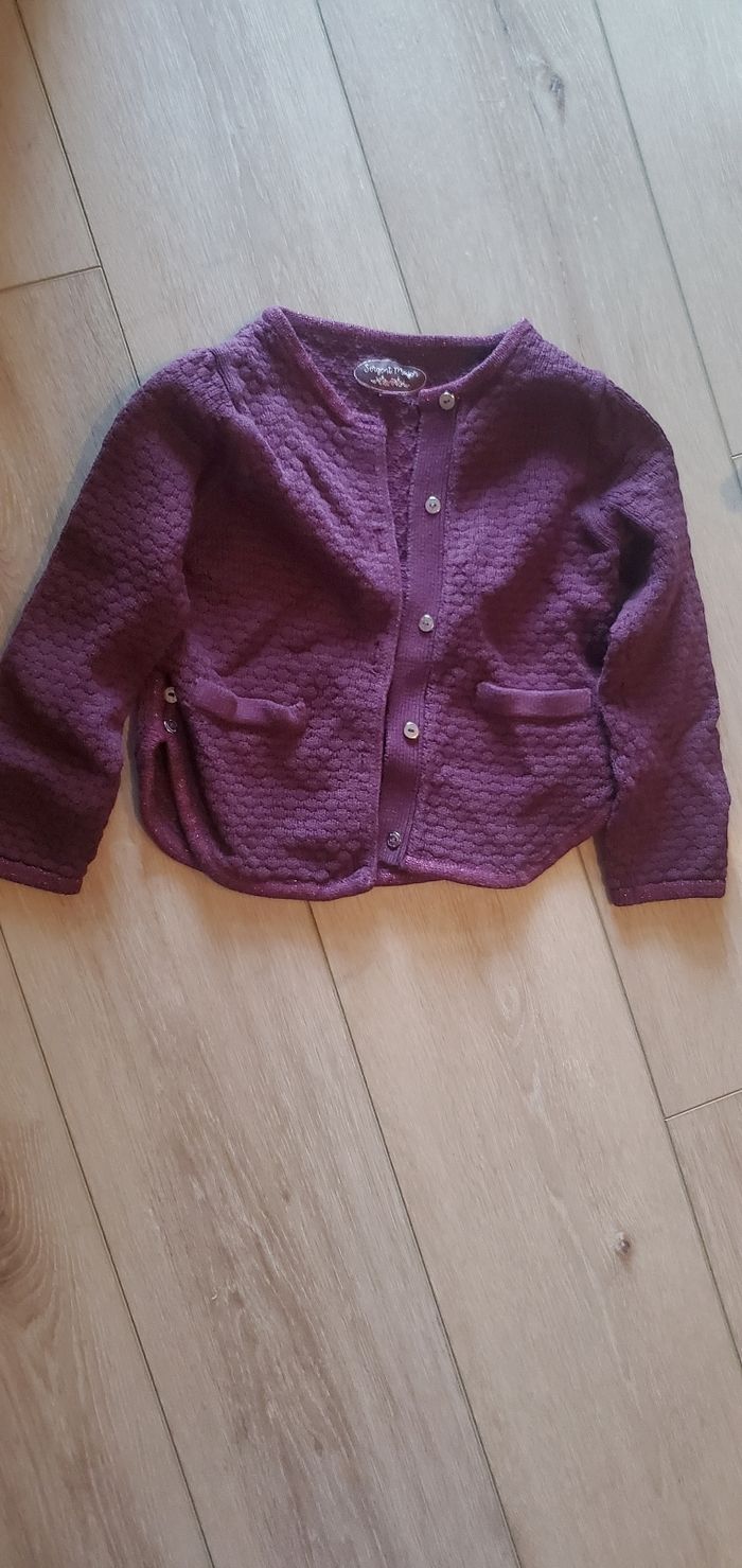 Gilet fille 4 ans