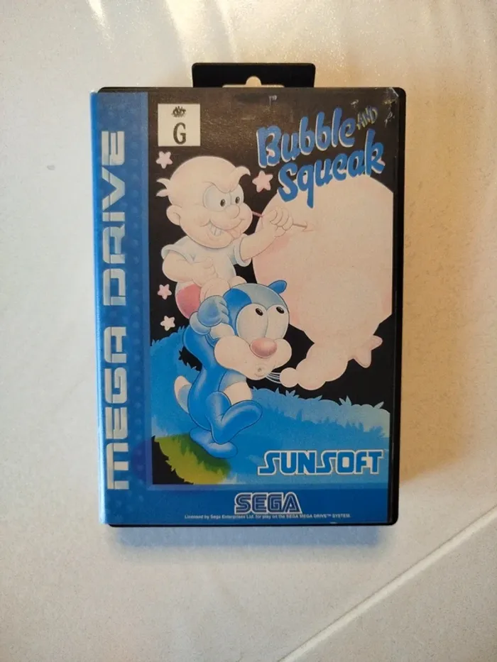 Mega drive sega bubble and squeak Genesis