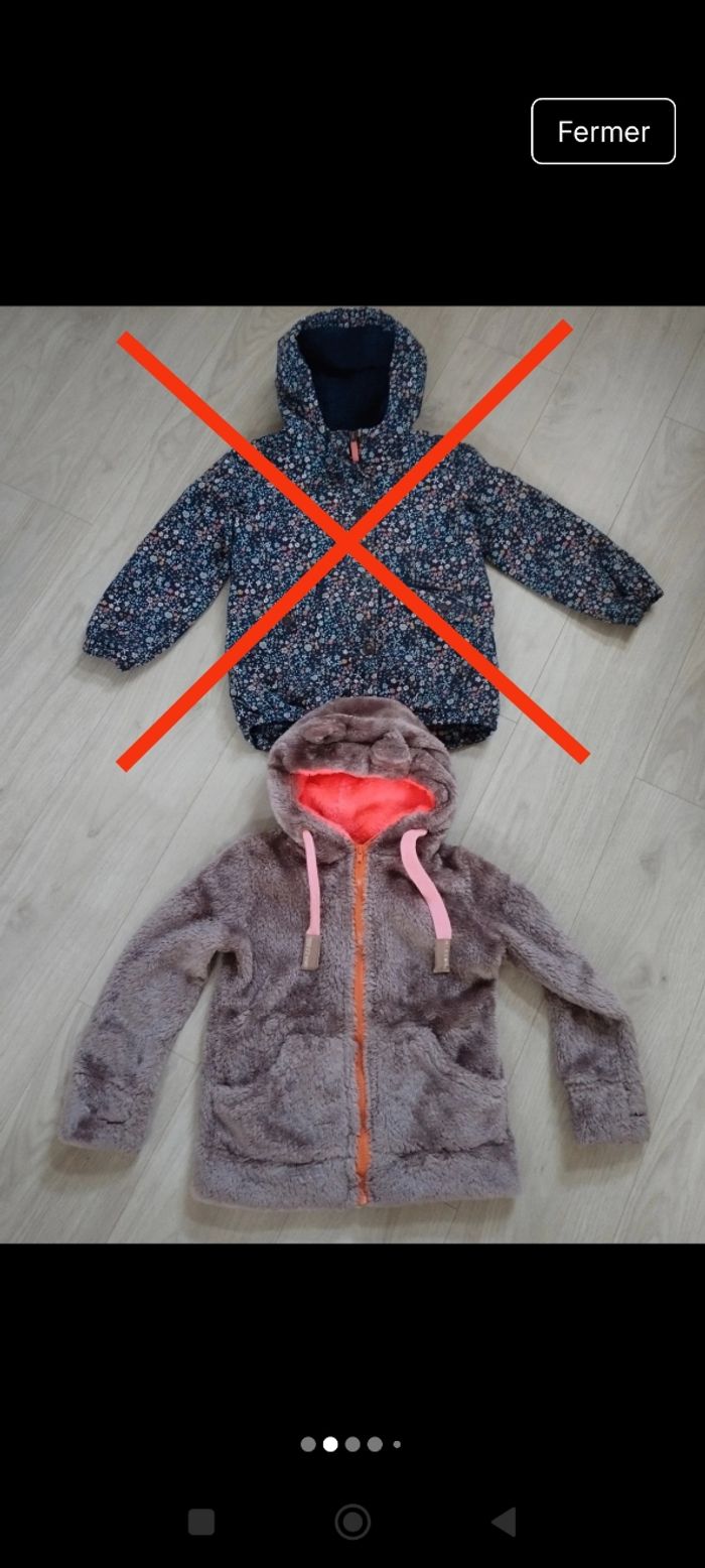 Lot de vêtements fille hiver taille 8 ans - photo numéro 2