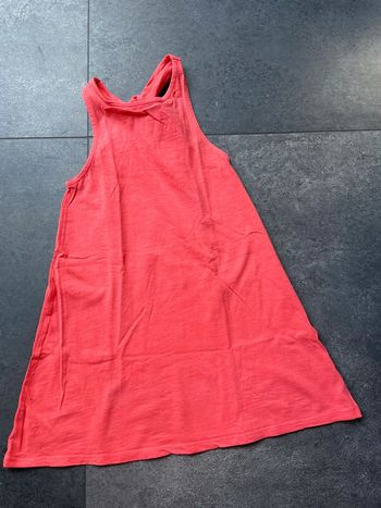 Robe corail coton 6 ans