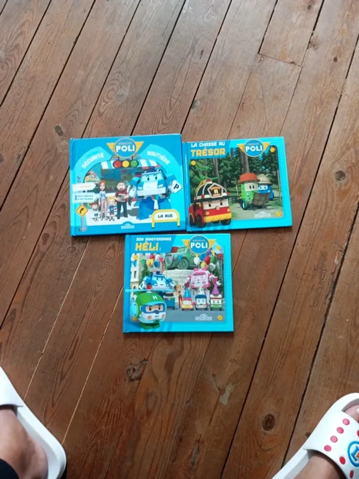 Lot de 2 livres Robocar poli