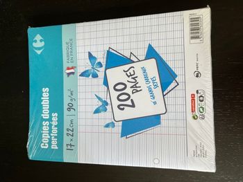 Copies doubles perforées