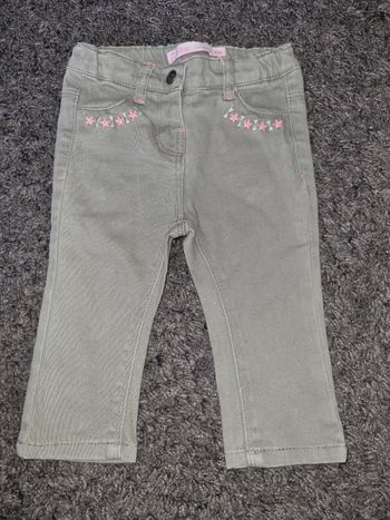 Jean slim kaki 6 mois Gemo