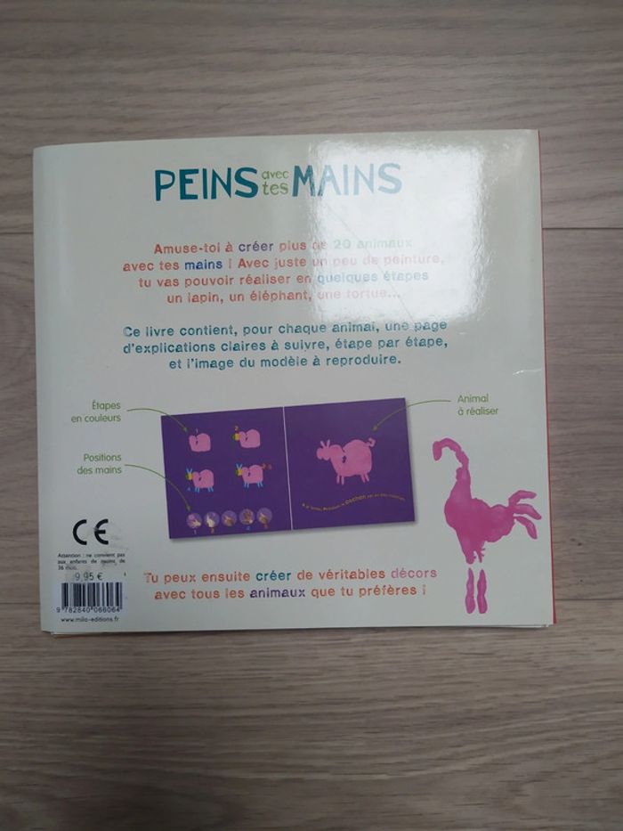 Livre Peins avec tes mains - photo numéro 2
