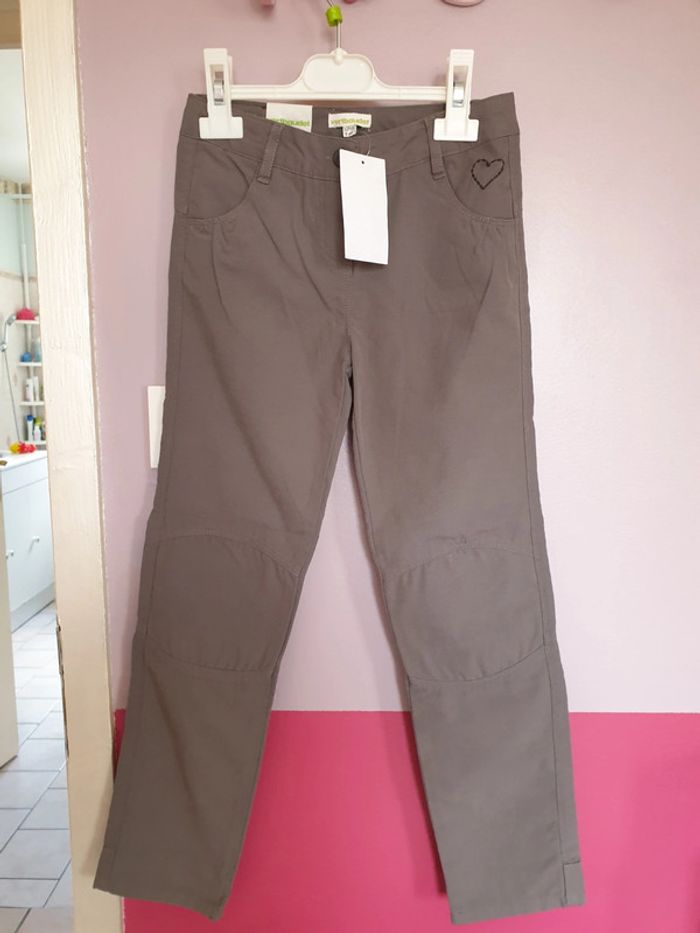Pantalon été toile fille neuf étiqueté