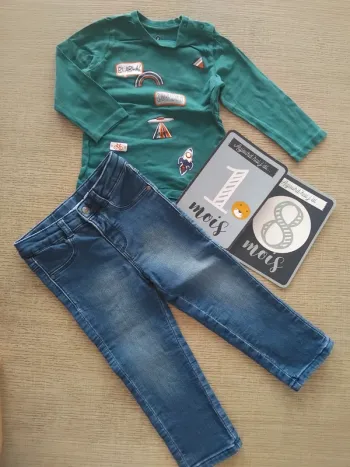 Ensemble 18 mois / 80-81 cm