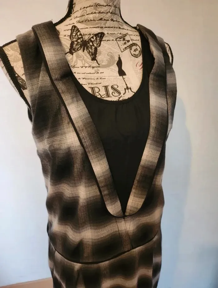 Robe élégante See U Soon – gris/noir – taille M - photo numéro 2