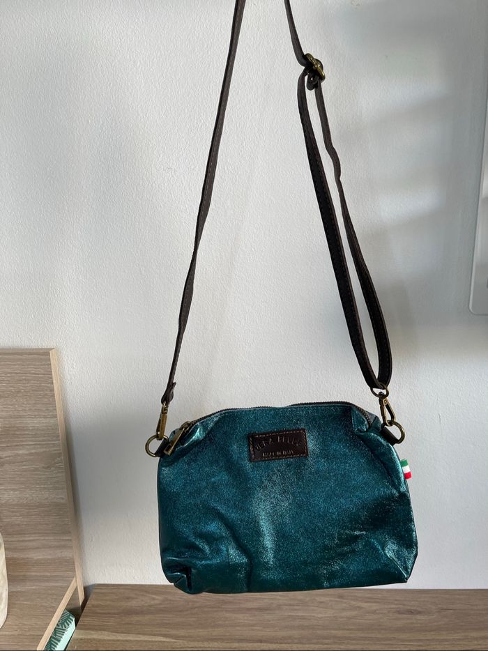 Sac à main en cuir italien multi fonctions - photo numéro 6