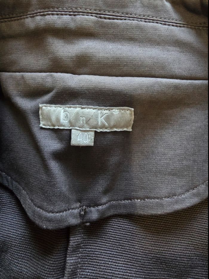 🌟 Trench grise à bouton BnK femme - Taille 40 - - photo numéro 3