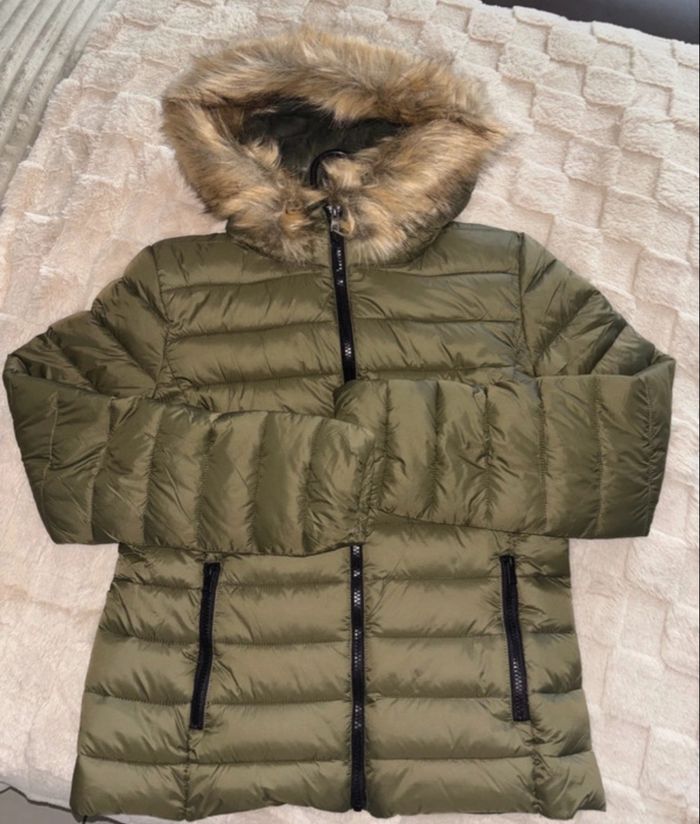 Manteau kaki Jennyfer - photo numéro 2