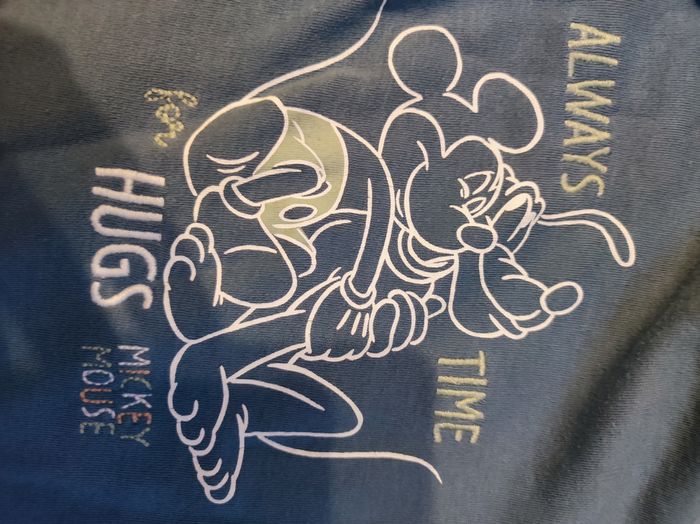 Body courtes manches Mickey et Pluto bleu - Taille 3/6 mois / 68 - Disney By Primark - photo numéro 3