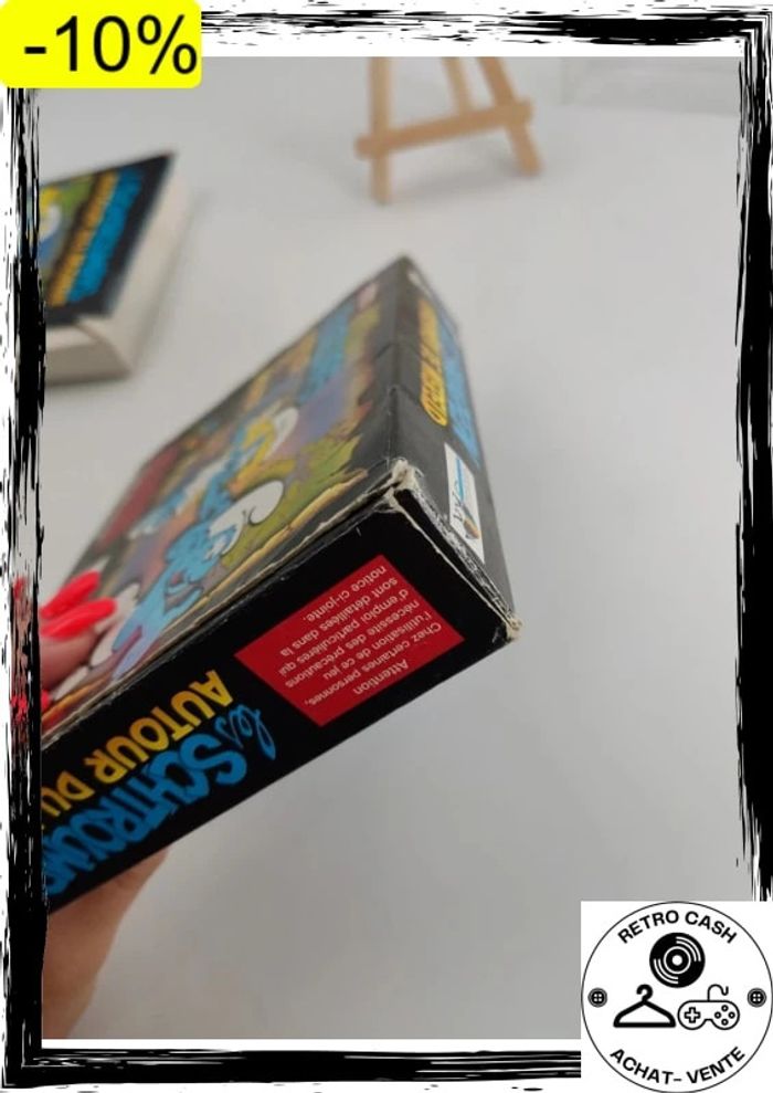 Boîte Les Schtroumpfs Autour Du Monde sur Super Nintendo fah sans jeu sans notice - photo numéro 7