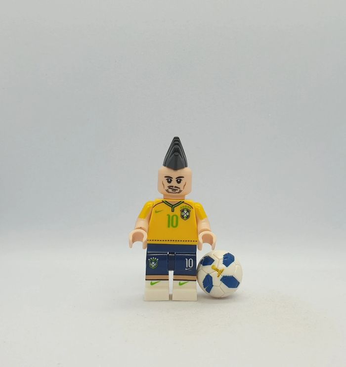 🎽 Figurine Footballeur Brésilien - Neymar Jr - (Style Lego) 🎽 - photo numéro 5