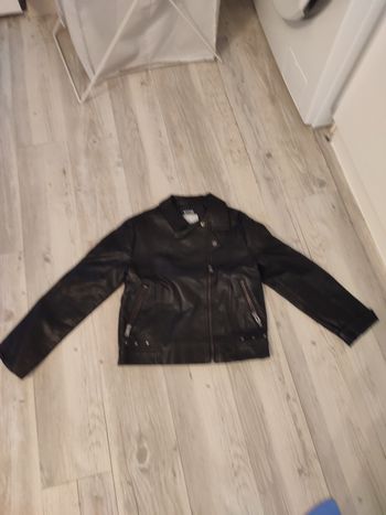 Veste simili cuir fille
