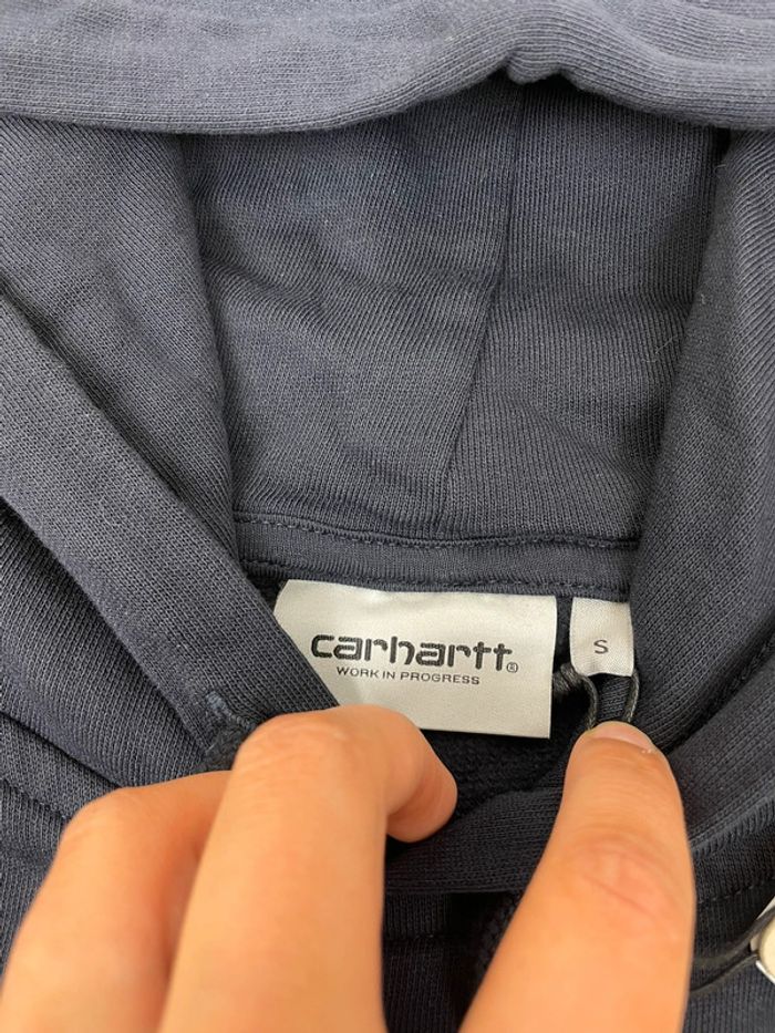 Sweat Script Carhartt Neuf Bleu marine - photo numéro 4