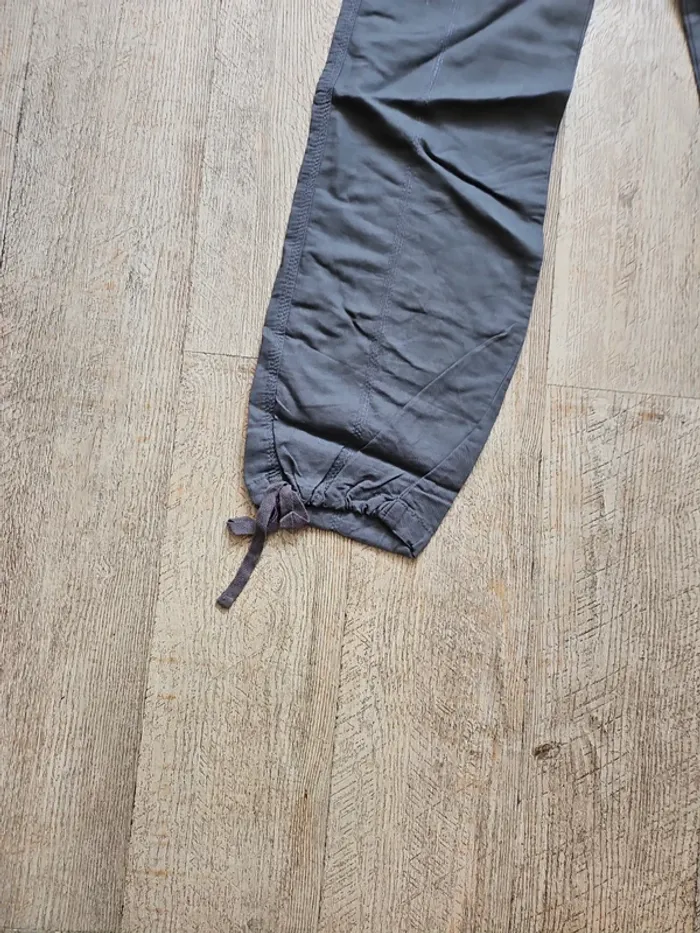 Pantalon gris en lin cache cache - photo numéro 2