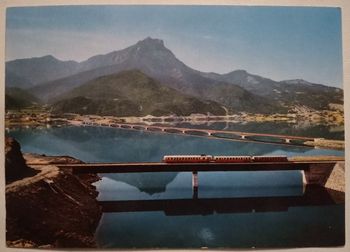 Grande carte postale  Lac de Serre-Ponçon (Hautes-Alpes)