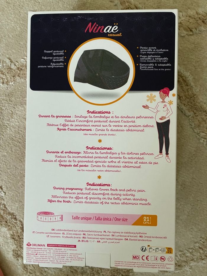 Ceinture soutien lombaire - photo numéro 2