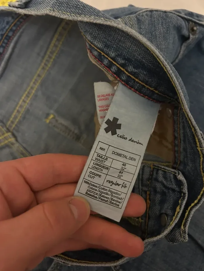 Jean vintage celio coupé droite - photo numéro 10